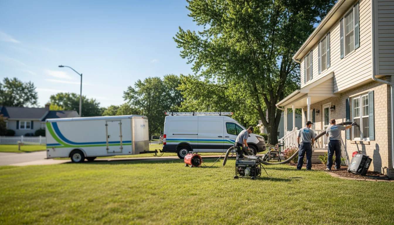Flooded Basement Restoration And Cleanup With Repair in Jackson, MN near me